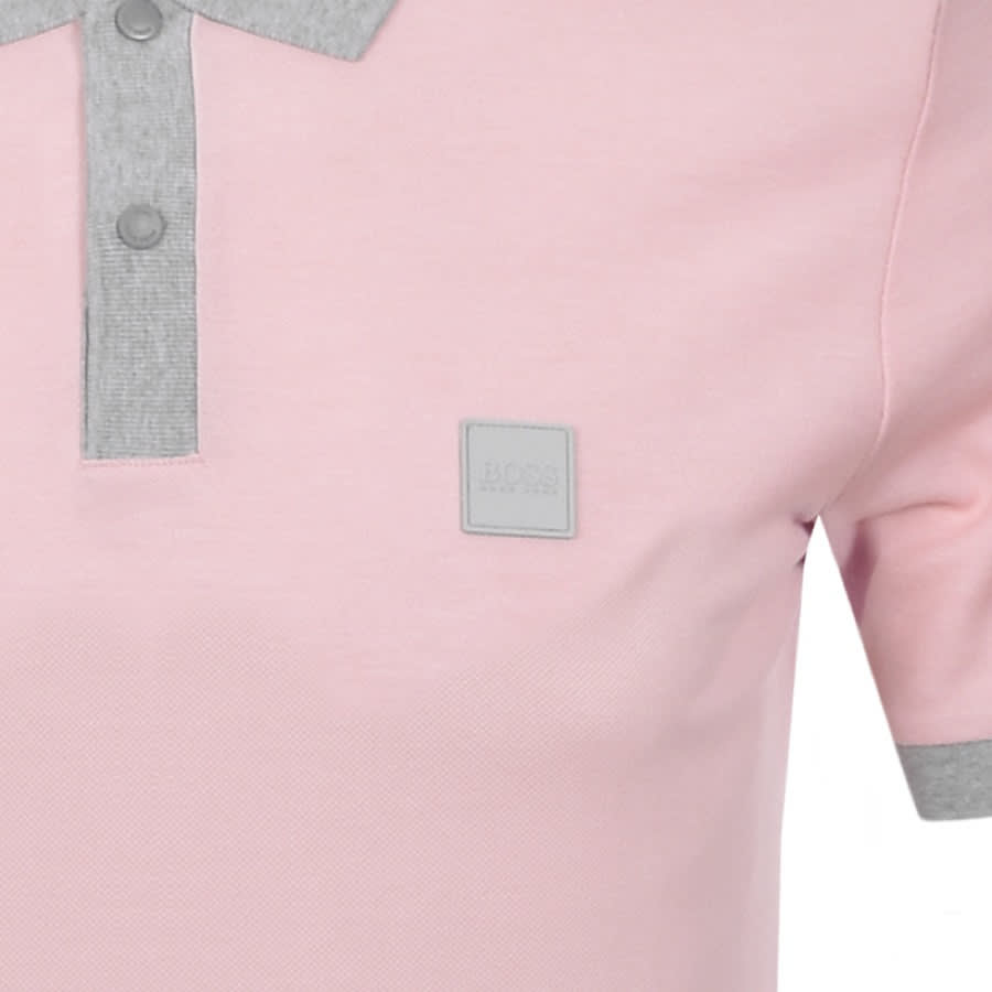Alternative Image for ProductBOSS Phillipson Short Sleeved Polo T Shirt Pink3